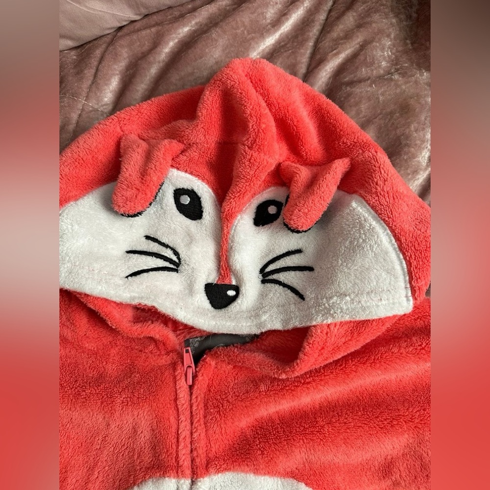 Pink fox Onesie - Size S